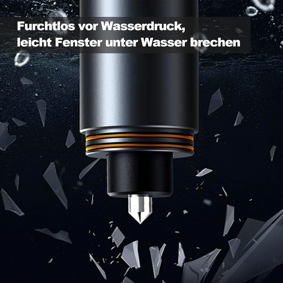 Notfallhammer Auto mit Gurtschneider – 2in1 Rettungswerkzeug
