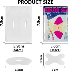 180 Stück Anti Schnarch Mund Tape, Transparentes Schlafband