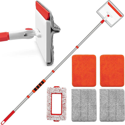 Fliesenreiniger mit langem Griff, 4-in-1 Reinigungsgerät
