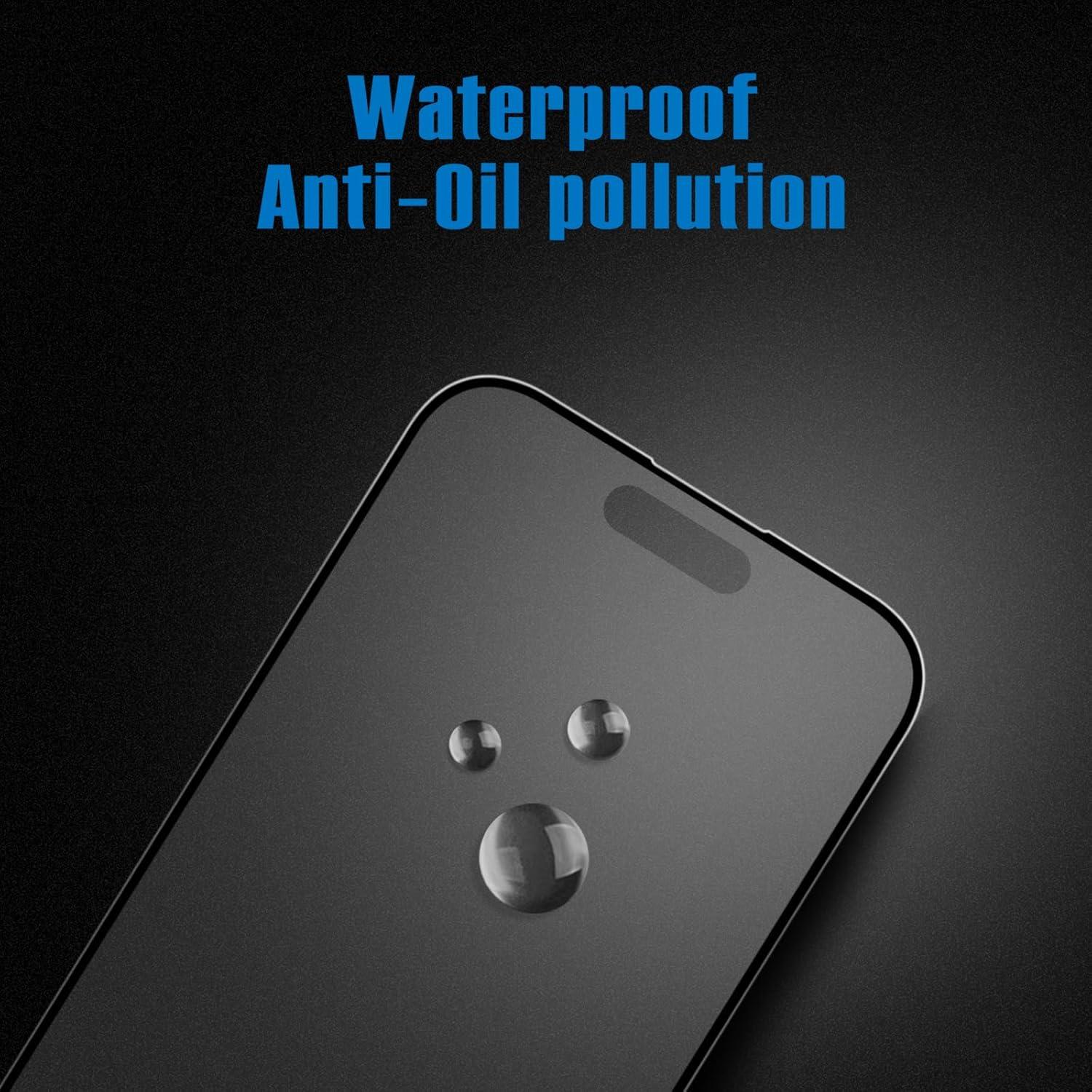 Matt Schutzfolie für iPhone 16/15, Displayfolie 9H, 2.5D