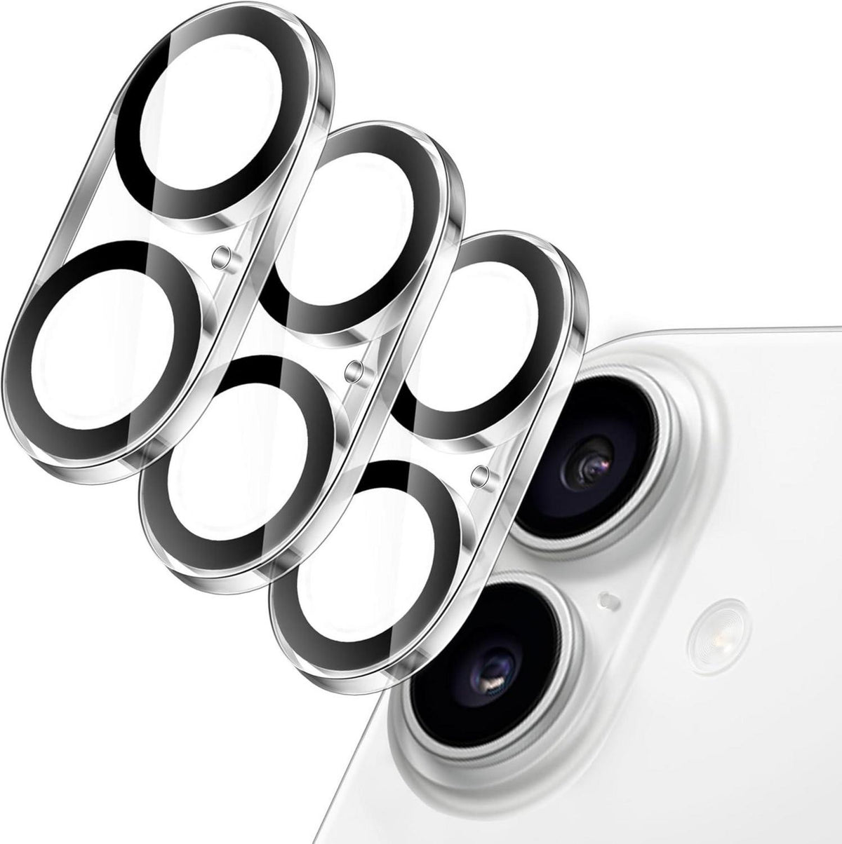 Kameraschutz für iPhone 16 6,1 und 16 Plus 6,7 Zoll, 9H