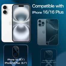 Kameraschutz für iPhone 16 6,1 & 16 Plus 6,7 Zoll Gehärtetes