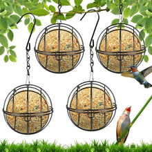 4er Set Metall Meisenknödelhalter Vogelfutterspender zum Aufhängen