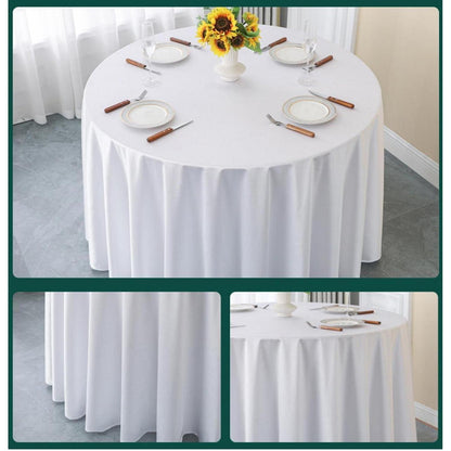 Runde Satin Tischdecke Dunkelviolett 340 cm – Elegant & Glänzend