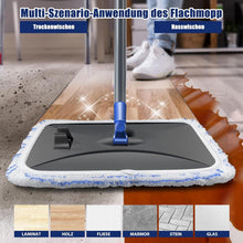 Myiosus Flachmopp 360° Drehbarer Wischmopp 127cm