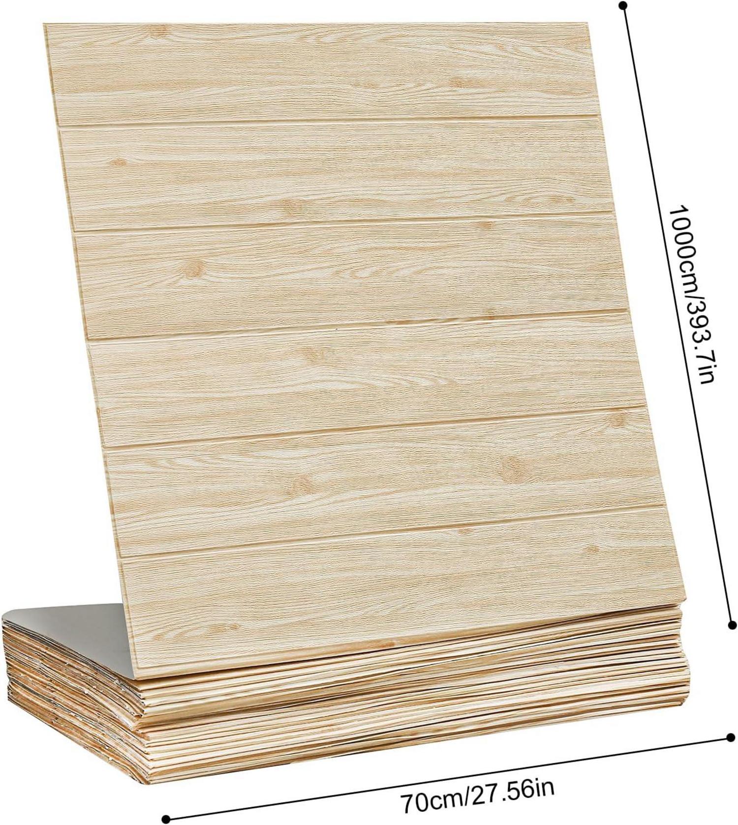 Selbstklebende Vliestapete Holzoptik 70CM*10M Wohnzimmer Schlafzimmer