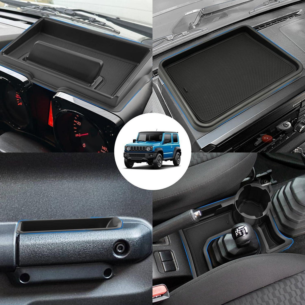5-tlg. Auto-Organizer Set für Suzuki Jimny JB64W/JB74W 2018-2025