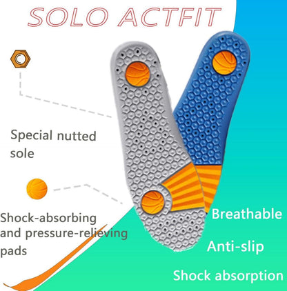 Orthopädische Memory Foam Einlegesohlen Sport Gel Lindern Fußschmerzen