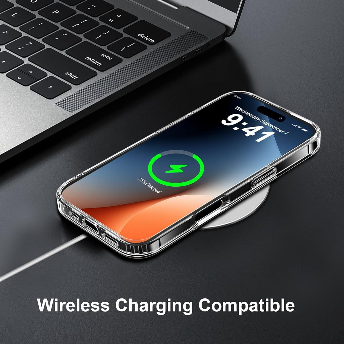 5-in-1-Set iPhone 16 Pro Hülle mit Schutzfolie und Kamera Schutzhülle