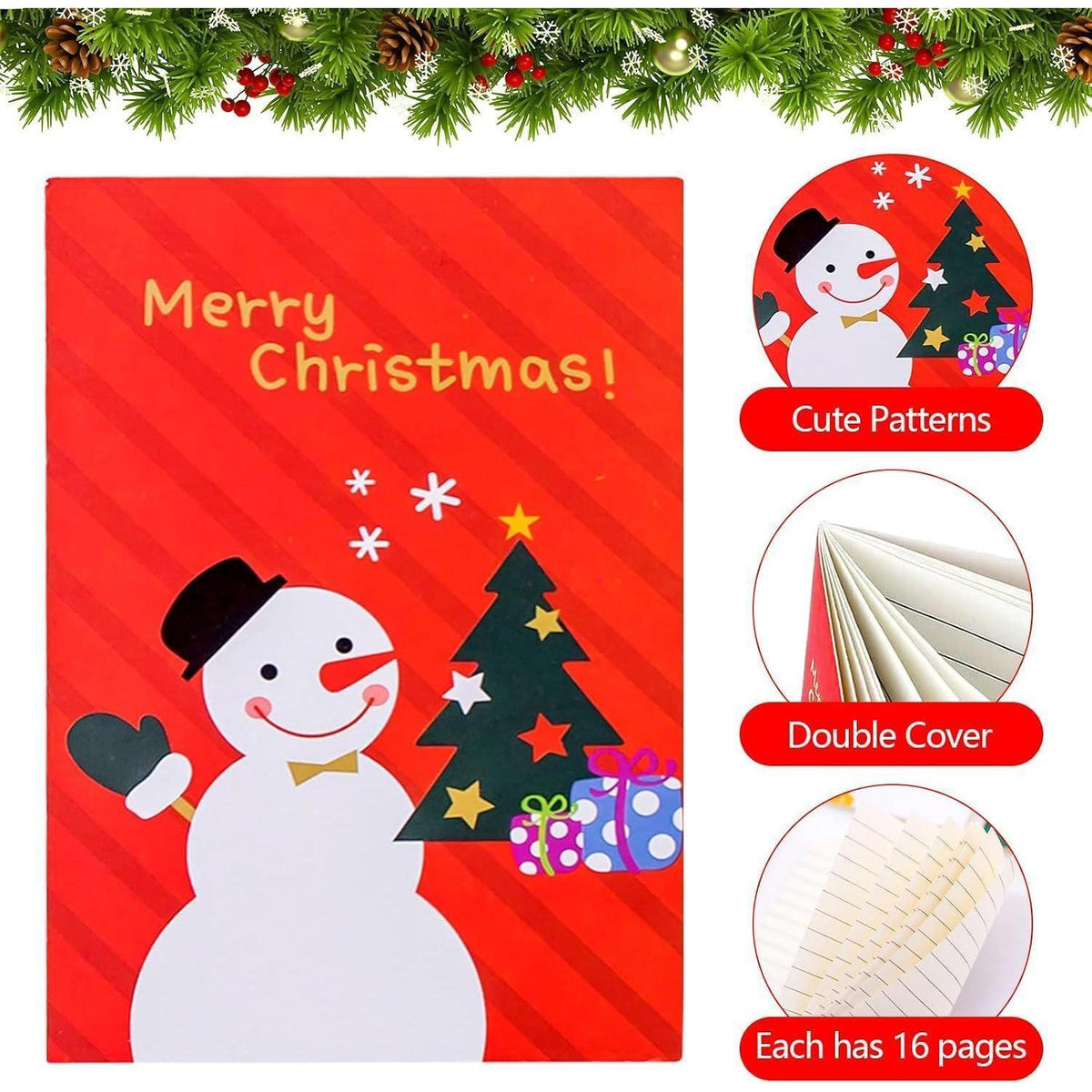24 Mini Notizblöcke Weihnachten – Adventskalender & Geschenkideen