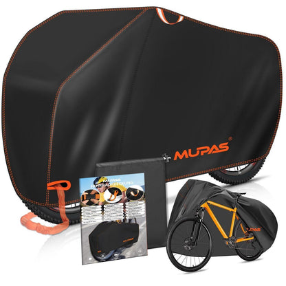 Wasserdichte Fahrradhülle 200x110x70cm mit Diebstahlschutz