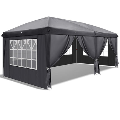 Faltpavillon 3x6m – Wasserdicht & Höhenverstellbar mit Zubehör