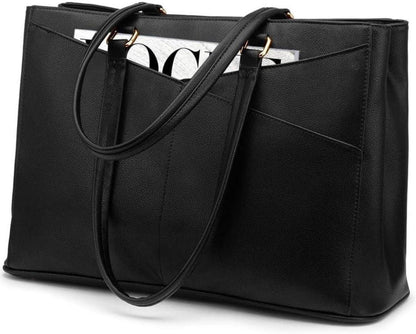 Laptoptasche Damen 15,6 Zoll Schwarz Wasserdicht