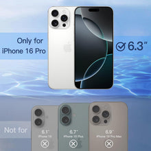 Sichtschutz iPhone 16 Pro 6,3 Zoll 9H Glas 2er-Pack