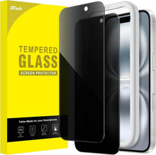 Sichtschutz Anti-Spy gehärtete Glas Schutzfolie 2 Stück iPhone 16 6,1