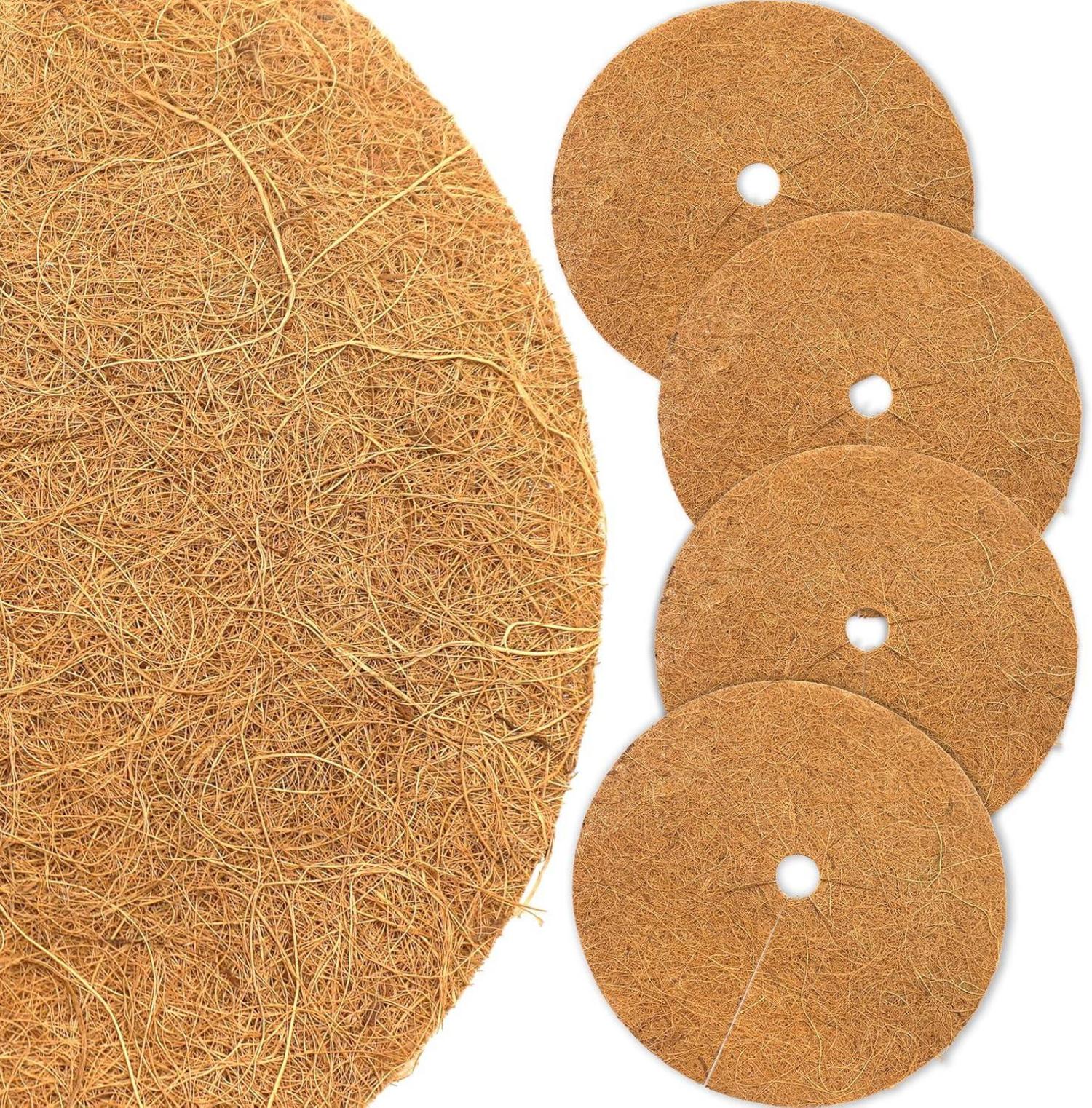 Akuoly Kokosmatte 40cm Winterschutz Pflanzen Kälteschutz 4er Pack