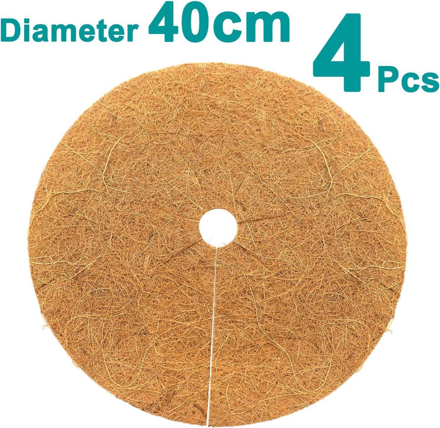 Akuoly Kokosmatten Winterschutz für Pflanzen 40cm 4 Stück