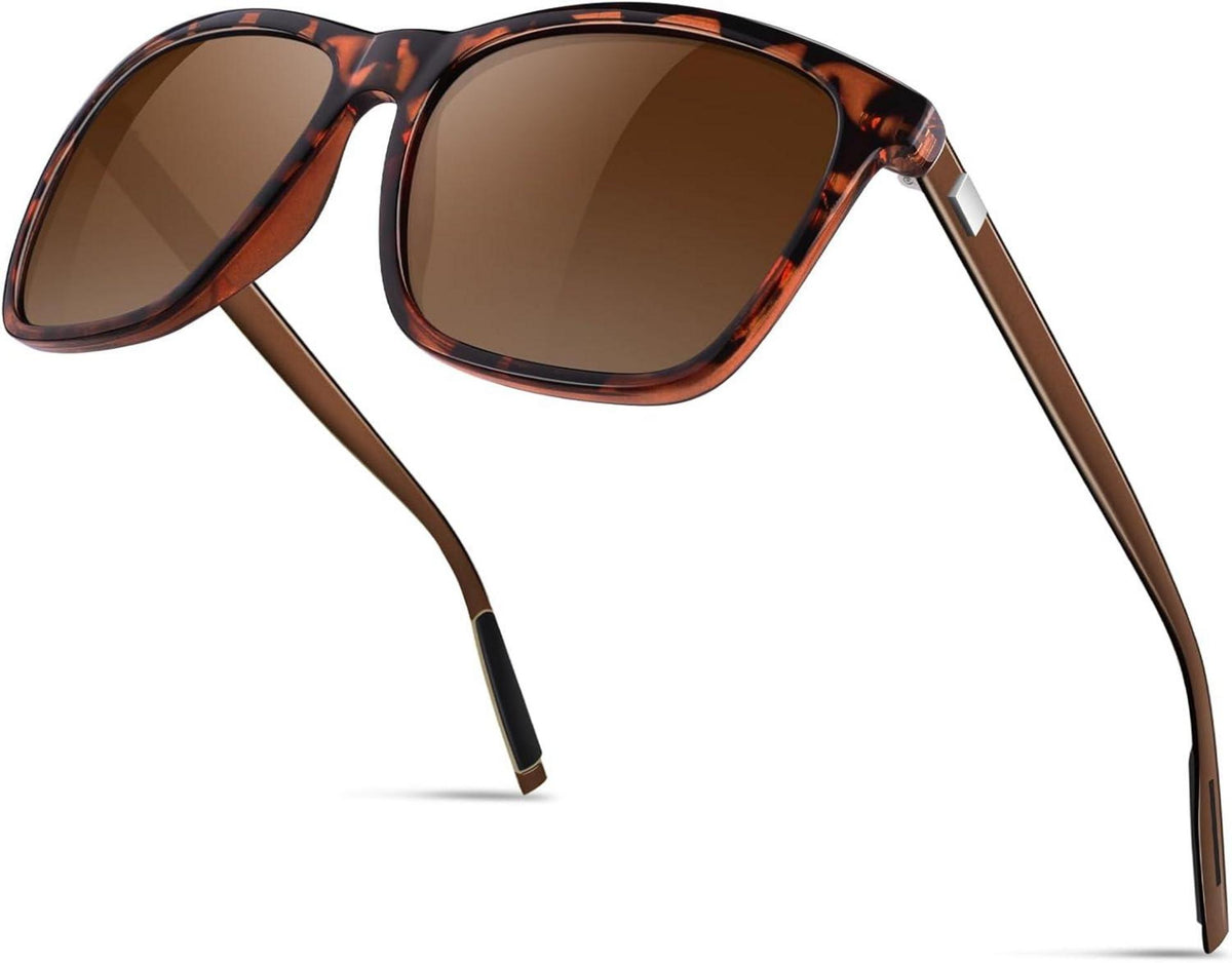 CGID Polarisierte Sonnenbrille Herren Damen Al-Mg Metallrahmen UV400