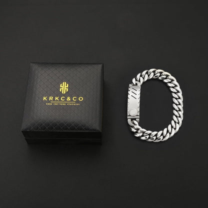 Herren Armband Löwe Kopf Verschluss 18K Gold beschichtet