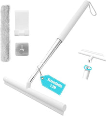 Duschabzieher Set Halterung Ohne Bohren 120cm einstellbar