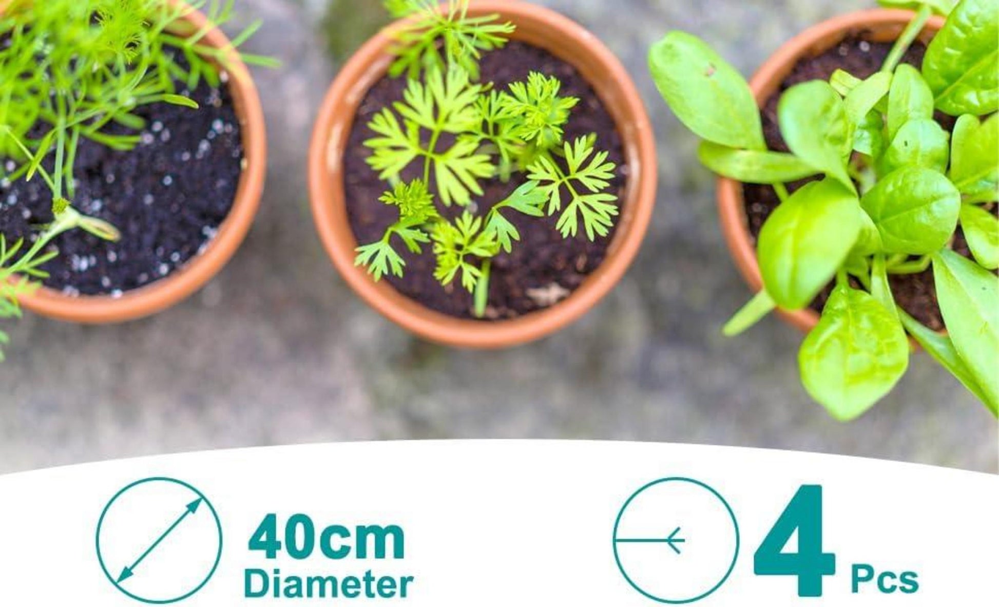 Kokosmatte 40cm Winterschutz für Pflanzen Mulchscheibe Topfpflanzen
