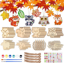 Herbst Bastelset Holz DIY Fensterbilder Geschenk Kinder