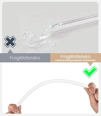 30 cm Strohhalm mit Auslaufsicherem Verschluss und