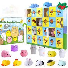 Adventskalender 2024 Mochi Squishies Spielzeug für Mädchen