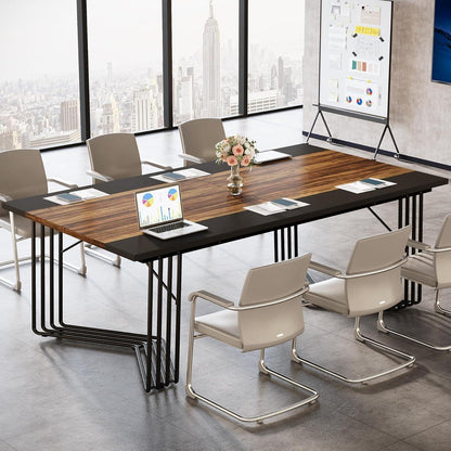 200cm Konferenztisch für 8-10 Personen – Rustikales Home Office