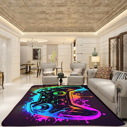 3D Gaming Teppich 140x180 cm - Rutschfest & Waschbar