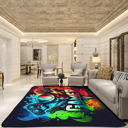3D Gaming Teppich 120x160 cm - Rutschfest & Waschbar
