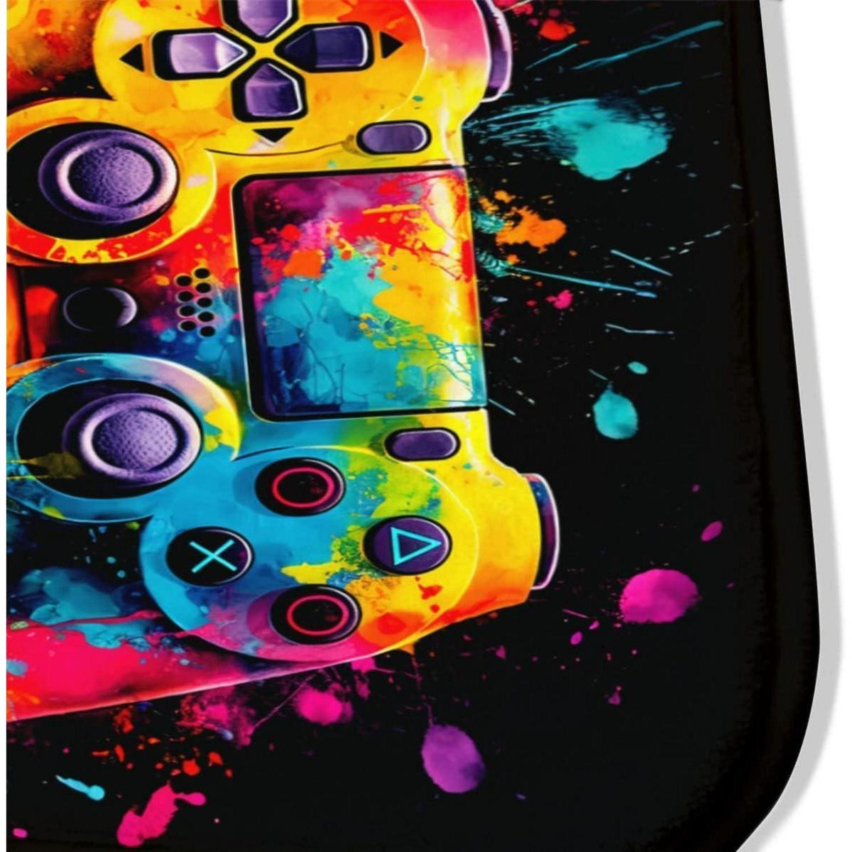 Gaming Teppich 160x200 cm - Rutschfest & Waschbar für Gamer Zimmer