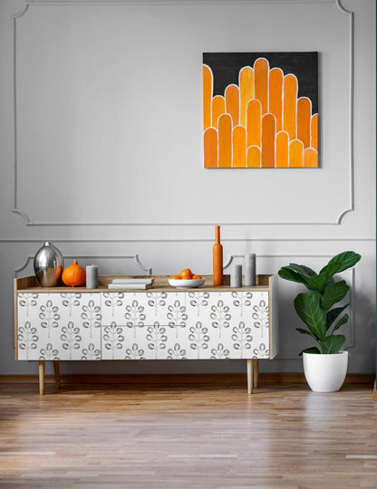 Moderne Selbstklebende Tapete Grau Weiß PVC Vinyl 44cm x 1000cm