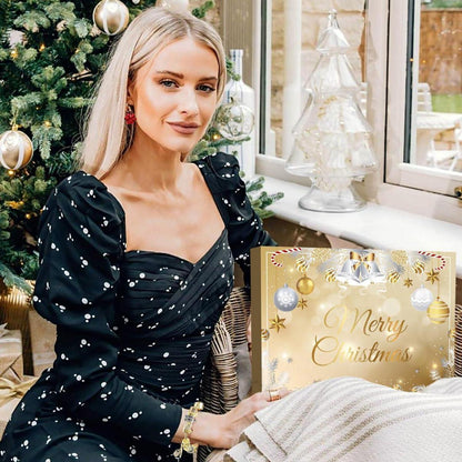 Adventskalender Schmuck 2024 Mädchen Frauen Gold Halskette