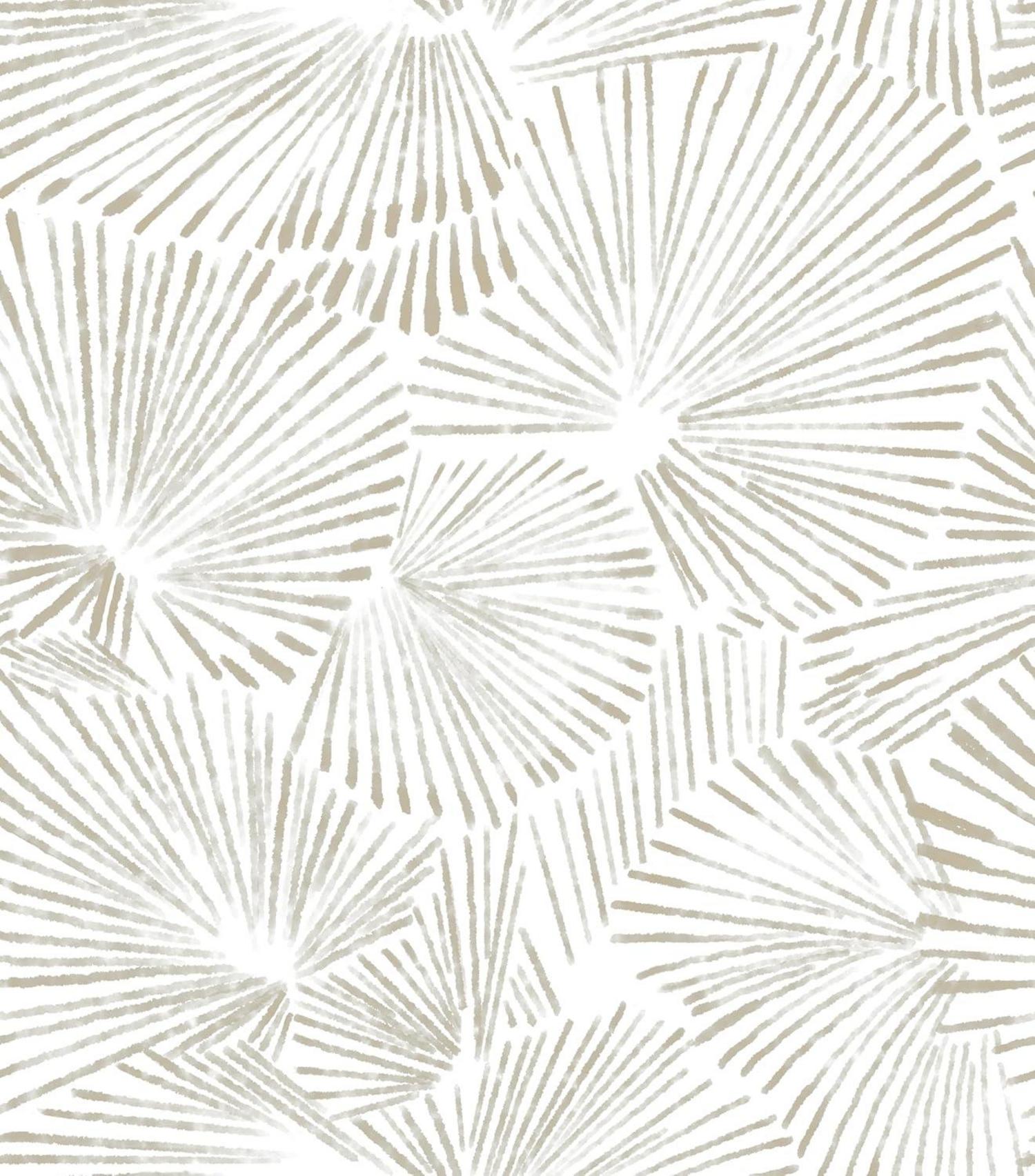 Selbstklebende Beige Linie Tapete wasserdicht 0.4W x 10L m
