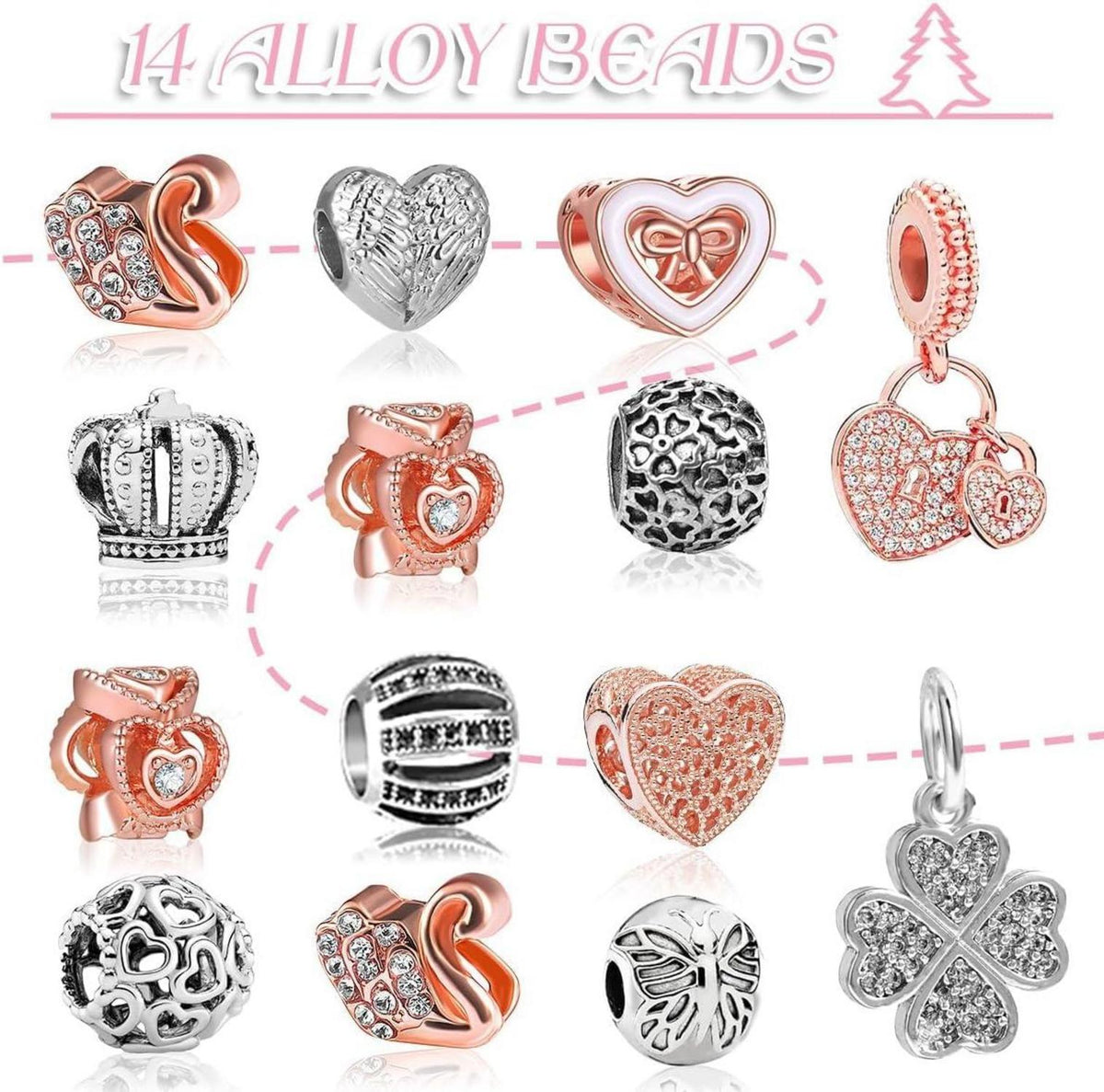 Adventskalender Schmuck 2024 Mädchen Teenager Frauen