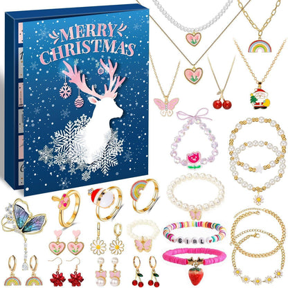 Adventskalender Schmuck Teenager Mädchen 2024 Niedliche