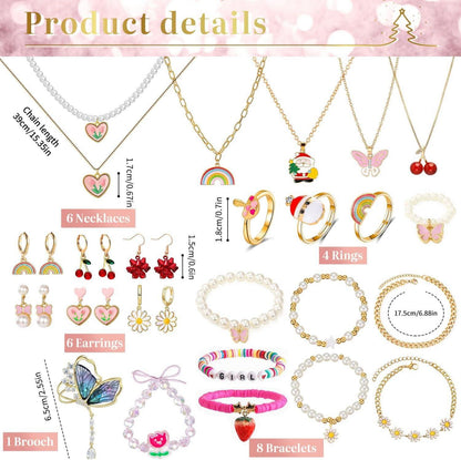 Adventskalender Schmuck Teenager Mädchen 2024 Niedliche