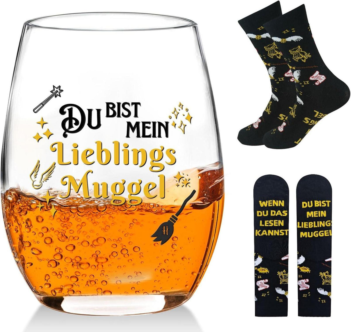 Weinglas Lustig Halloween Geschenkidee 17oz ohne Stiel Cocktail