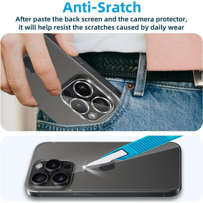 Schutzfolie für iPhone 16 Pro Panzerglas Rückseite + Kamera