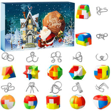Adventskalender 24-Tage Weihnachts-Countdown Puzzle für