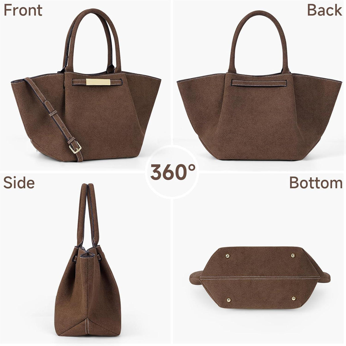 Damen Handtasche Mittelgroß Tote Bag Shopper Schultertasche Hobo Beuteltasche