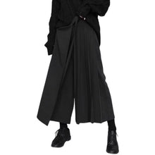 Asymmetrischer Short Rock mit Hose – Gothic Skirt Skort Schwarz XL