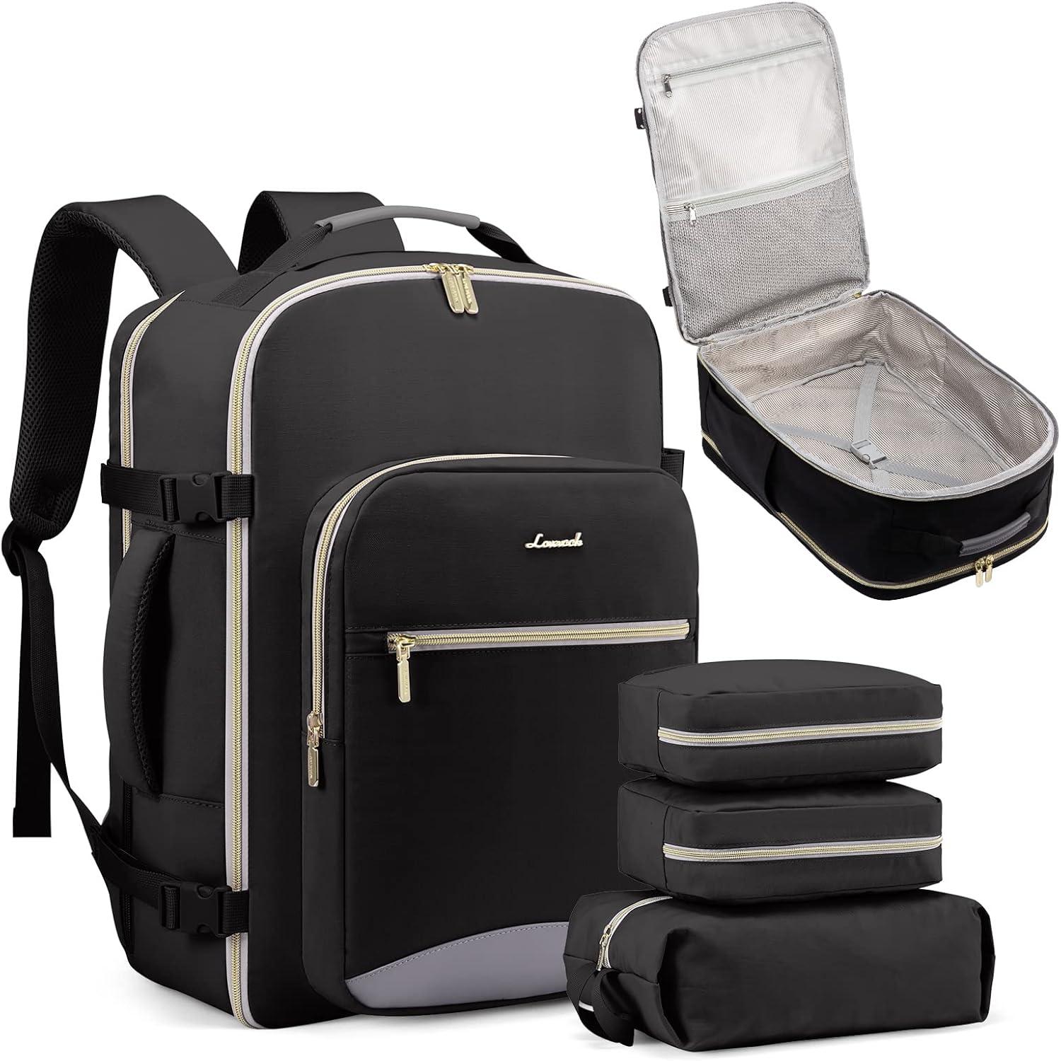 Handgepäck Rucksack 40L: Großer Reiserucksack mit Laptopfach