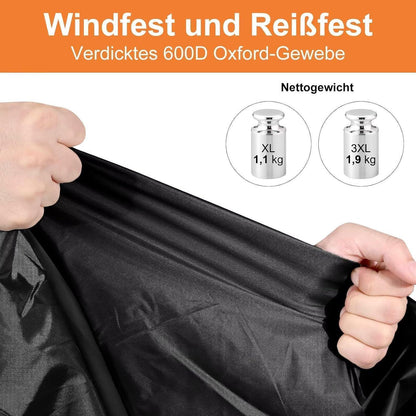 Wasserdichte Fahrradabdeckung 200x80x110cm mit Diebstahlschutz