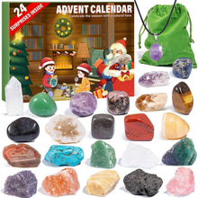 Kristall Adventskalender 2024 mit Natürlichen Edelsteinen