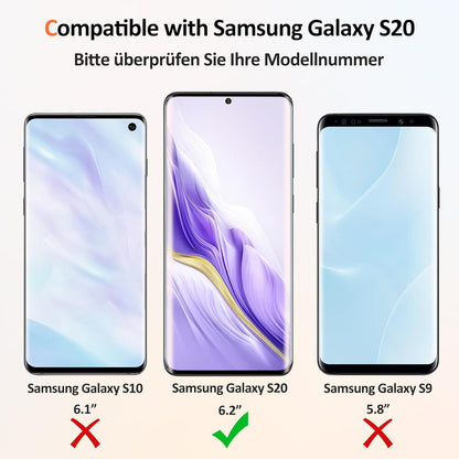 Samsung Galaxy S20 Panzerglas Schutzfolie 9H HD Anti-Blasen