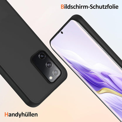 Panzerglas Samsung Galaxy S20 Schutzfolie + Hülle, 9H HD, Anti-Blasen & Fingerabdruck