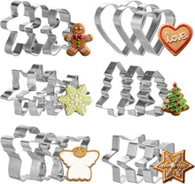 18-teiliges Weihnachtsausstechformen Set Edelstahl Backen Plätzchen