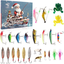 Angel Adventskalender Männer - 24 Angeln Köder Set für